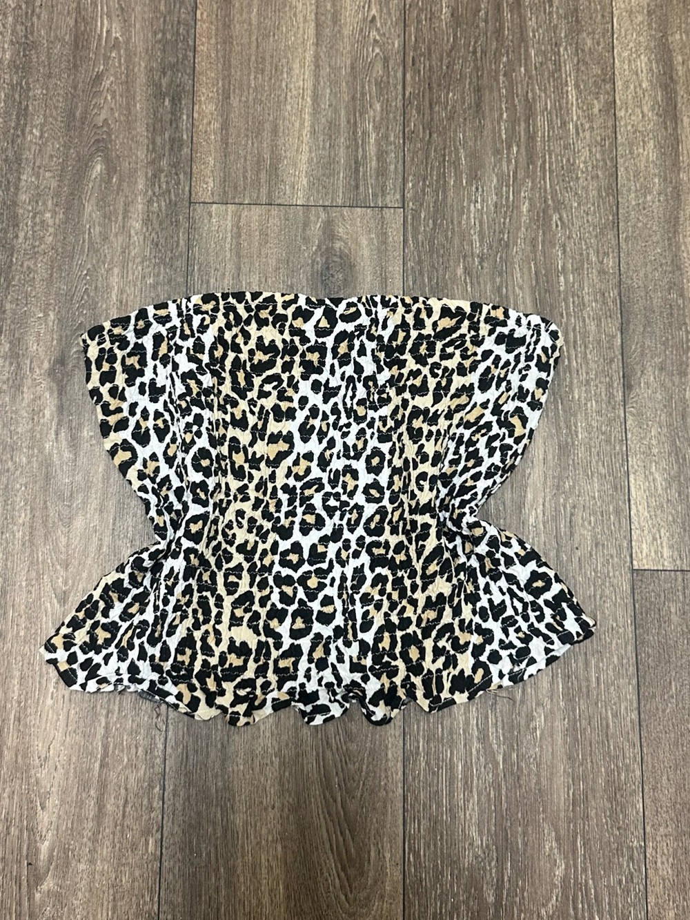 Daytrip Leopard Print Strapless Tube Top